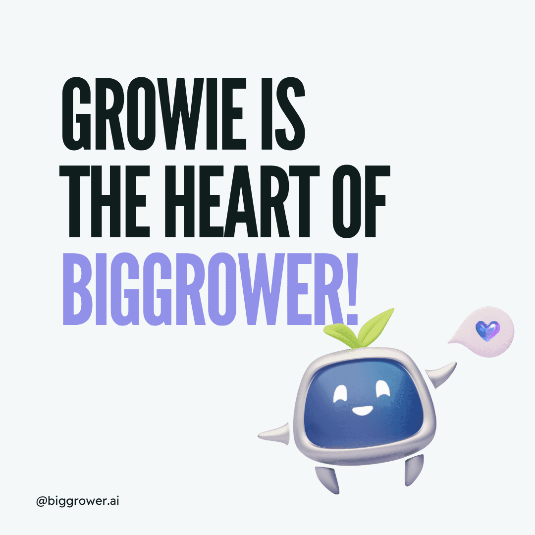 Publicación de BigGrower en redes sociales