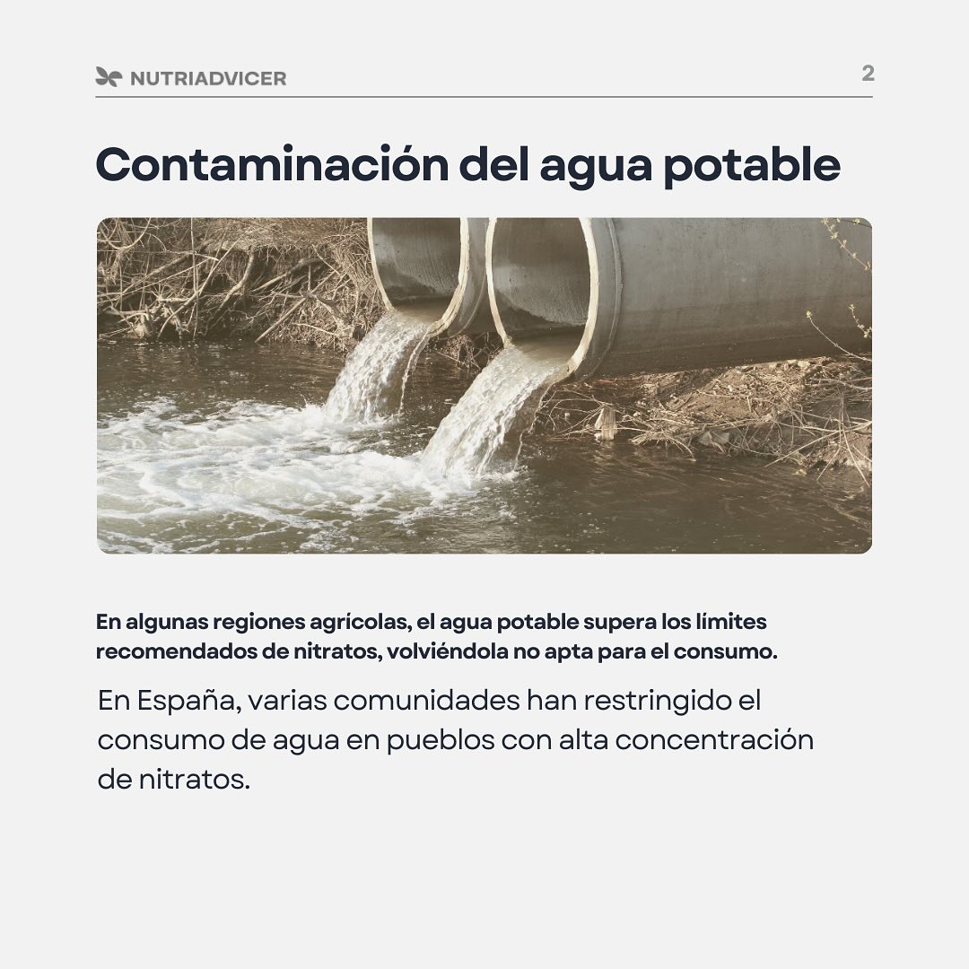 Contaminación del agua potable